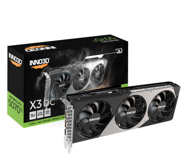 INNO3D GeForce RTX 5070 Ti X3 OC 16GB GDDR7 DLSS4 - 1319110 - zdjęcie 2